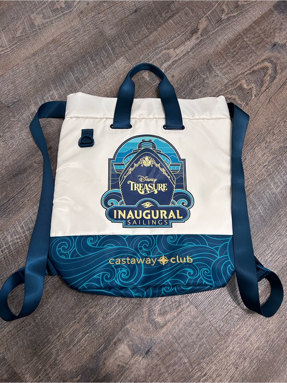 Disney Treasure Inaugural Sailings Castaway Club Backpack